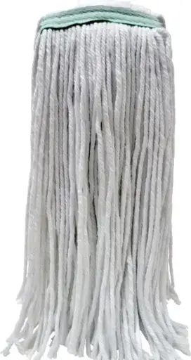 Vadrouille en synthétique, bande étroite, coupée, blanche