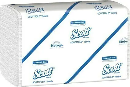 [KC001960000] 01960 SCOTT Papier à mains plis multiples blanc, 25 x 175 feuilles