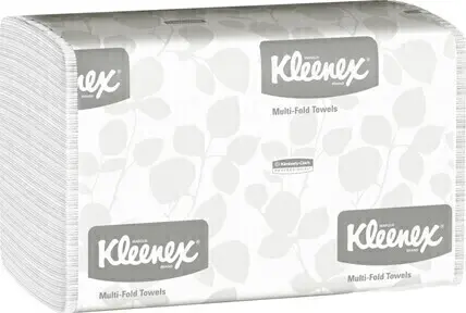 [KC001890000] 01890 KLEENEX Papier à mains plis multiples blancs, 16 x 150 feuilles