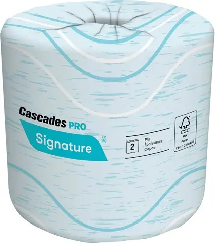 Papier de toilette Signature #B625, 2 plis, 48 x 400 par caisse