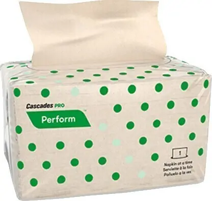 [CC00T401000] T401 Tandem Perform, Serviettes de table moka, 32 x 188 feuilles 42 caisses par palettes