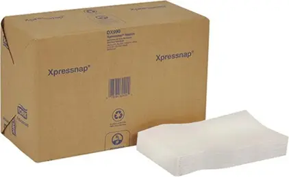 [SC0DX990000] DX990 Xpressnap, Serviettes de table blanches, 12 x 400 feuilles
