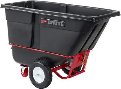 [RB131641NOI] 131641 BRUTE Chariot basculant à traineau 1 verge cube 2100 lb