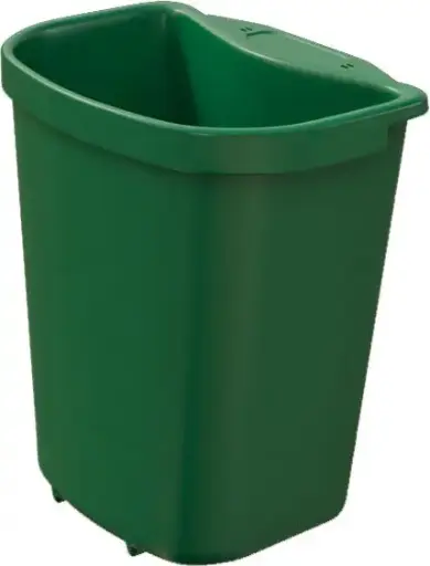 TRISOURCE Corbeille d'appoint pour recyclage de bureau 4L