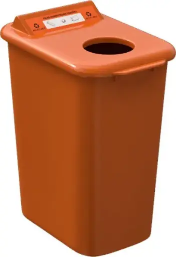 MOBILIA Corbeille pour le recyclage des piles usagées 26L