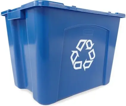[RB571473000] 571473 Bac de recyclage avec logo bleu 14 gal