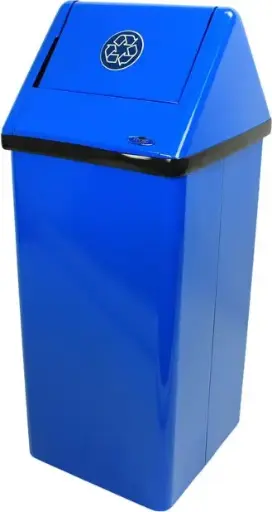 [FR301RNL000] Poubelle de recyclage avec couvercle battant 21 gal