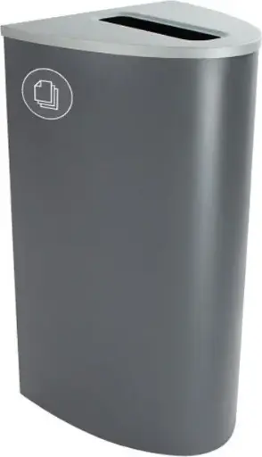 SPECTRUM ELLIPSE Poubelle pour le recyclage du papier 22 gal