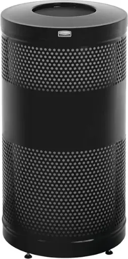 [RBS3ETBKPL0] CLASSICS Poubelle extérieure avec couvercle 25 gal