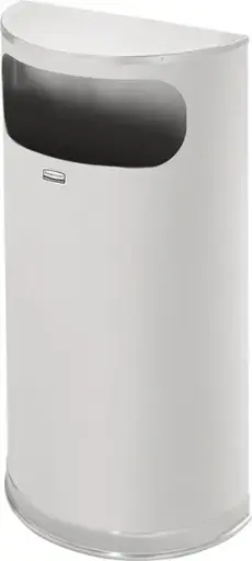[RB000SO8000] FGSO8 Poubelle en acier inoxydable en demi-cercle 9 gal