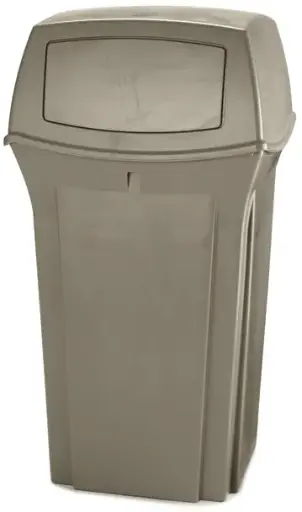 8430 RANGER Poubelle extérieure avec couvercle battant 35 gal