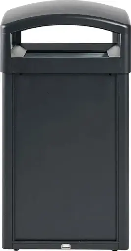 [RB218267800] TAILOR Poubelle extérieure en métal 51 gal