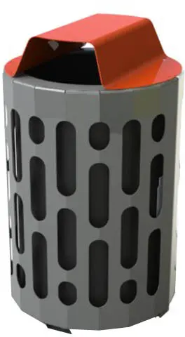 STINGRAY Poubelle extérieur avec couvercle 42 gal