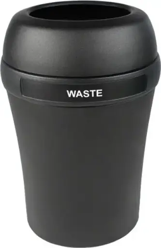 [BU100906000] INFINITE Poubelle ronde avec couvercle 37 gallons