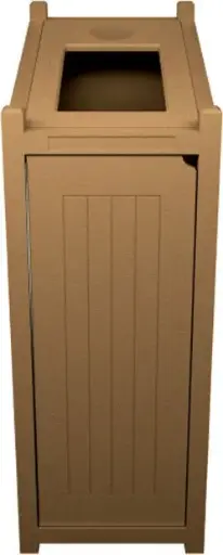 VENTURE Poubelle étroite avec couvercle 23 gal